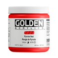 thumbnail image 2 of Golden� Heavy Body Acrylic, 8 Oz., Pyrrole Red, 2 of 4