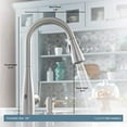thumbnail image 3 of MOEN 87014EWSRS Essie Touchless 1-Handle Pull-Down Sprayer Kitchen Faucet with MotionSense Wave and Power Clean in Spot Resist Stainless, 3 of 9