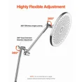 thumbnail image 3 of Shower Head Extension Arm 11 Inch Adjustable Angle Height G1/2 Universal, 3 of 6