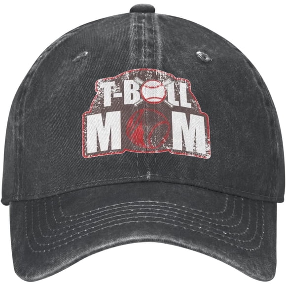 Leopard T-Ball Mama Game Day Womens Running Hat T-Ball Mama Sports Hat for Women's Adjustable Sport Hats