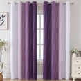 thumbnail image 2 of Cortinas Estelar Textiler Ombre Blackout 132 x 260 cm, color morado, 2 of 9