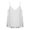 White, variant on Xijirk V Neck Spaghetti Strap Tank Top Side Button Loose Fit Sleeveless Camisole for Daily Casual Street Layering Wear,Blue,XXL
