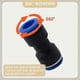 thumbnail image 5 of 12 Pcs 4mm Straight Push In Connect Pneumatic Fitting,2 Way Plastic Quick Release Pu Air Line Adapter, 5 of 5