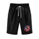 thumbnail image 5 of Mujeres Pantalones Cortos Casual Estampado Elástico de la Cintura Medio Pantalones Cortos, Casual con Bolsillos para el Uso Diario, 5 of 6