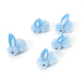 thumbnail image 2 of Junepar Desktop Ornament 5pcs Set Mini Plush Easter Bunny Decor Cute Stuffed Rabbit Figurines for Easter Basket Fillers Tiered Tray & Spring Home, 2 of 5