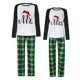 thumbnail image 1 of Pijama navideño a juego para pareja, conjunto de pijamas verdes, sombrero de Navidad, Mr & Mrs. Loungwear, 1 of 4