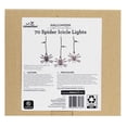 Way to Celebrate Halloween 70Count Indoor Outdoor Spider Icicle Lights