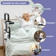 Fall Prevention Bed Rails for Seniors with Side Frame Assist, 3 Handles