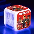 thumbnail image 2 of Roblox-reloj despertador Digital colorido con pantalla grande, reloj cuadrado, creativo, multifuncional, electrónico, regalo de cumpleaños, 2 of 4