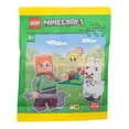 thumbnail image 1 of Minifigura de juguete LEGO Minecraft: Alex con bebé llama y abeja, 1 of 3