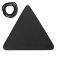 thumbnail image 1 of Wosthever Taburete de tela para acampar, silla de pesca reutilizable ligera portátil, asiento de mochilero, accesorios de equipo de viaje para carpas Negro, 1 of 5