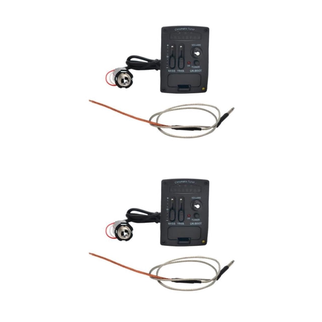 Greeniant UK-300T Ukelele Preamplificador piezoeléctrico de 2 bandas para accesorio de ukelele Type1 NO1