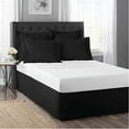 thumbnail image 2 of Todays Home TOH25014BLAC01 Levinsohn Base Microfibre sur Mesure 14 Po Jupe de Lit Noir - Simple, 2 of 5