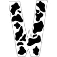 thumbnail image 4 of 10 inch Cow  Animal Print Letter Decals Stickers from A to Z, 4 of 25