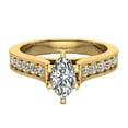 thumbnail image 4 of 3/4 ct tw Marquise Diamond Engagement Ring 14K Yellow Gold (G, I1), 4 of 5