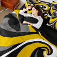 thumbnail image 4 of Castle Fairy Geometric Stripes 7-Piece Twin Bedding Sets for Teens Women Men,Abstract Art Bedding Comforter Set,Minimalist Lines Breathable Sheet Sets,Lightweight Room Decor, 4 of 8