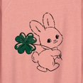 thumbnail image 3 of Instant Message - Bunny And Clover - Women's Lightweight French Terry Pullover, 3 of 7