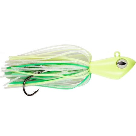UPC: 0023644003633 | No Alibi NA-AJC6 Alien Jig Offshore Series Glow Green And Chartreuse Skirt