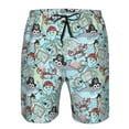 thumbnail image 3 of Balery pirate with funny animals Traje de Baño Estilo Hawaiano para Hombre, Shorts de Secado Rápido con Bolsillos-Medium, 3 of 6