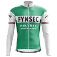 thumbnail image 3 of Jersey de ciclismo retro de manga larga para hombre, de varios estilos, de polar de invierno, para montar en bicicleta, París, Roubaix, Brooklyn, Ford, Faema, Molteni, 3 of 5