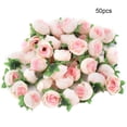 thumbnail image 2 of 50 Piezas De Rayón Artificial Cabeza De Peonía Flor Bola Pequeña Crisantemo Pequeño Clavel Decoración De Flores Falsas Bricol, 2 of 7