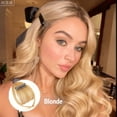 thumbnail image 2 of Gnmfd clip‑in seamless bangs with sideburns, hand‑woven synthetic hairpiece, long airy fringe, 2 pack, daily wear or events, 2 of 7