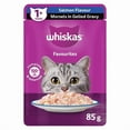 thumbnail image 1 of WHISKAS Favoris Bouchées en Sauce Gélifiée Saveur Saumon Sachet Nourriture Humide pour Chat Adulte, 85 g, 1 of 5