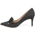 thumbnail image 3 of Journee Womens Marek Pointed Toe Mid Heel Pumps, 3 of 10