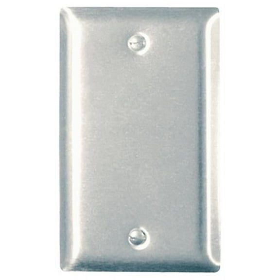 SS13CC25 1 Gang Blank Sierraplex Stainless Steel Wall Plate