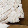 Best Home Fashion Knitted Tassel Throw