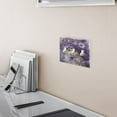 thumbnail image 6 of 2 Gang Light Switch Cover Plate Elegant Cat with Lilac Flowers Hat Wall Plate Decorate Electrical Outlet Cover Plates 4.56”x4.48”, 6 of 8