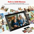 thumbnail image 5 of FRAMEO Digital Photo Frame, 10.1 Inch WiFi Digital Picture Frame with 1280x800 IPS HD Touch Screen, 32GB Storage Auto-Rotate Wall Mountable Easy Share Photos or Videos via Frameo App from Anywhere, 5 of 9