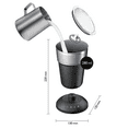 thumbnail image 5 of K-fee® Lattaero 4 in 1 Milk Frother/Foamer, Warm & Cold Foam, Milk Warmer, Stainless Steel, Easy to Clean, Cappuccino, Latte, 5 of 5