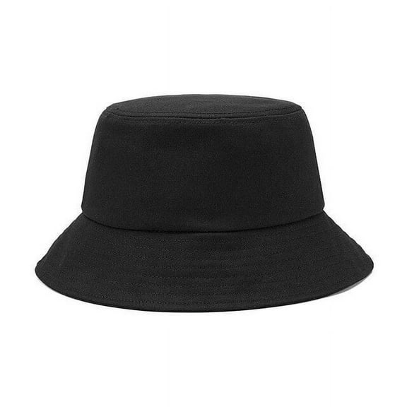 CoCopeaunts Summer Spring Black Bucket Hat Women Foldable Sunscreen Hat Cap Outdoor Beach UV Protection Fishing Fisherman Hat