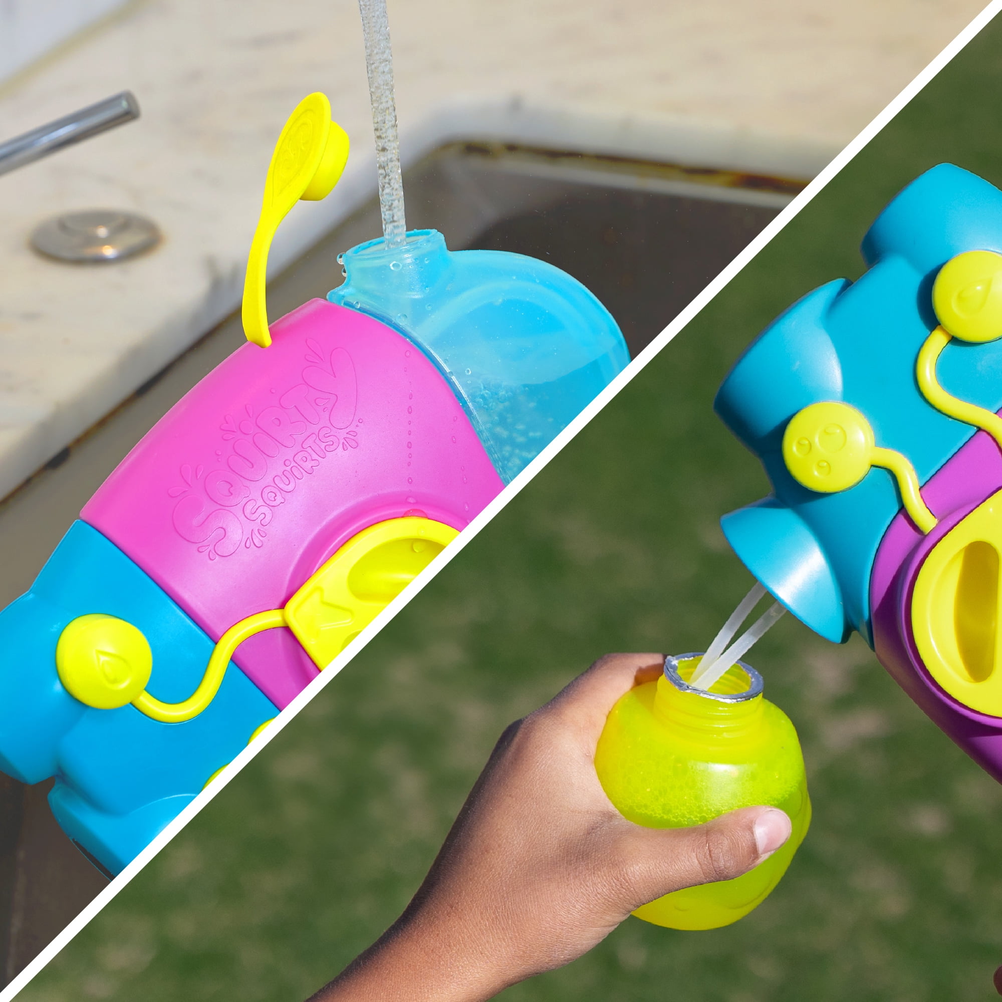 Chuckle & Roar 2-in-1 Bubble & Water Electric Blaster for Children Ages 3+, by Buffalo Games