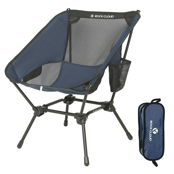ROCK CLOUD Chaise de Camping Portable Ultralégère Pliante pour Extérieur, Randonnée, Jardin, Plage, Sports, Marine