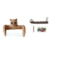 thumbnail image 1 of Soporte de papel higiénico,Escultura de pared de búho con porta rollo de papel higiénico,Porta incienso,Figura de escritorio con quemador de incienso de barco con calavera,Estatua de barco, 1 of 8