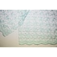 thumbnail image 3 of Lily 51" Floral Tulle Embroidery Bridal Lace Net Fabric Double Scalloped by yard, 3 of 5