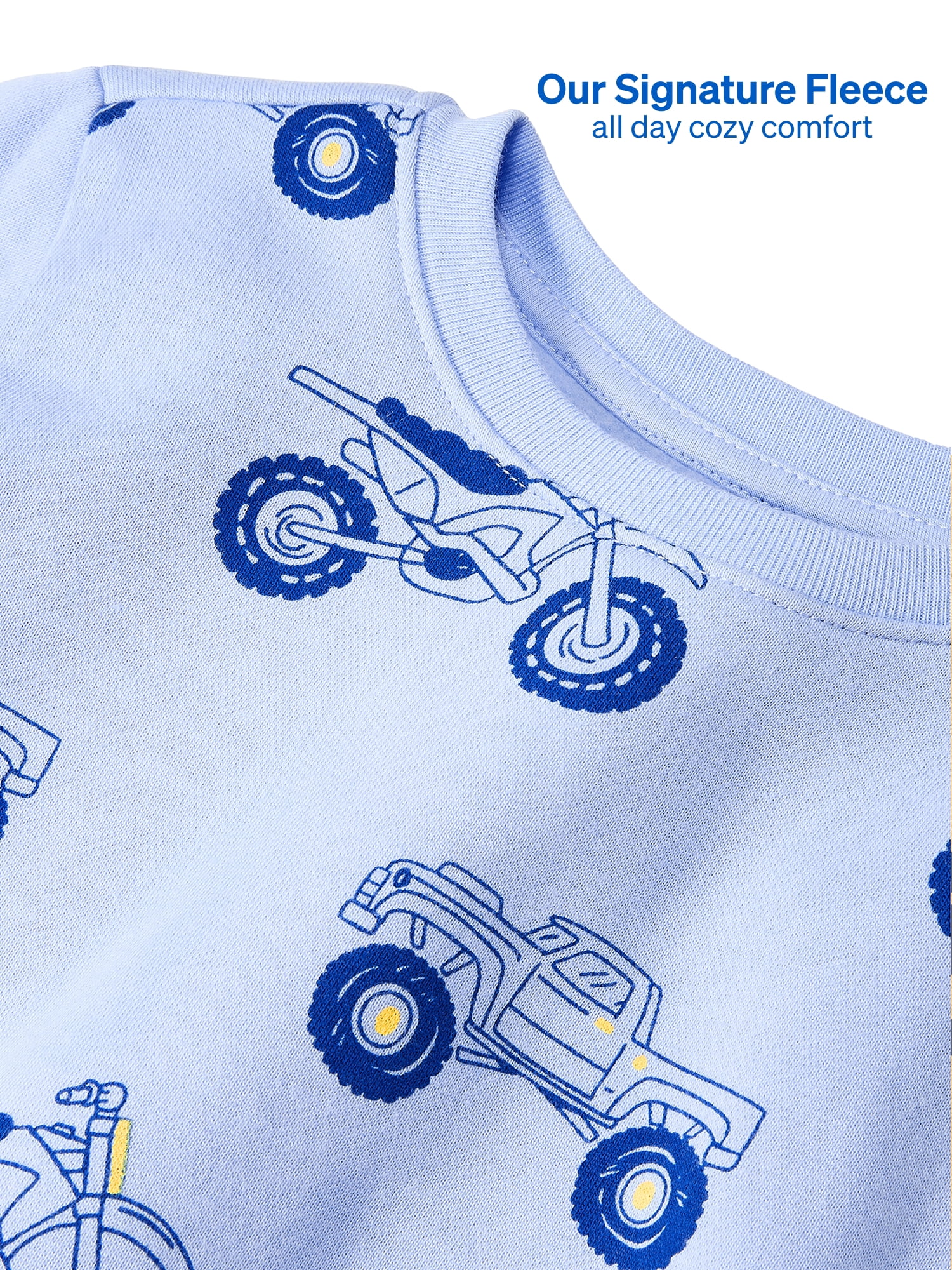 Garanimals Baby & Toddler Boys Fleece Outfit Set, Sweatshirt & Sweatpants, Sizes 0-6T