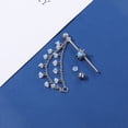 thumbnail image 3 of ZS 14G Tortoise Industrial Barbell Jewelry Bead Tassel Dangel Cartilage Conch Piercing Silver Earrings Piercing, 3 of 8