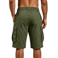 thumbnail image 4 of Trgacdwlo Mens Cargo Shorts Breathable Athletic Shorts for Men Running Workout Quick Dry Elastic Waist Mens Shorts Casual with Pocket, 4 of 8