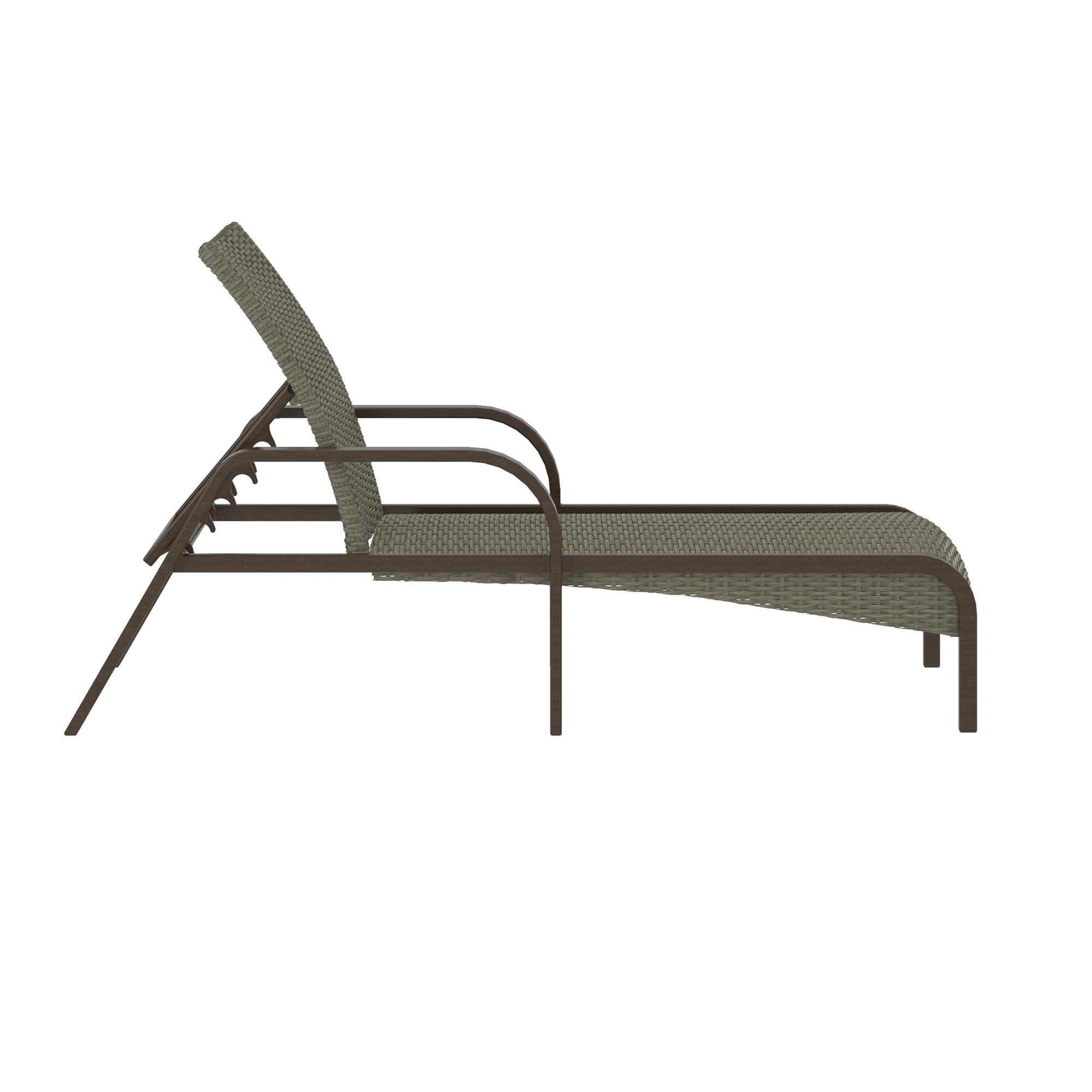 COSCO Outdoor Living, SmartWick, Patio Chaise Lounge, Warm Gray - image 5 of 9