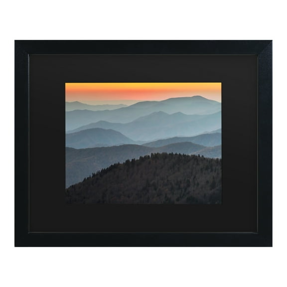 Trademark Fine Art 'Great Smoky Sunset' Canvas Art by Pierre Leclerc