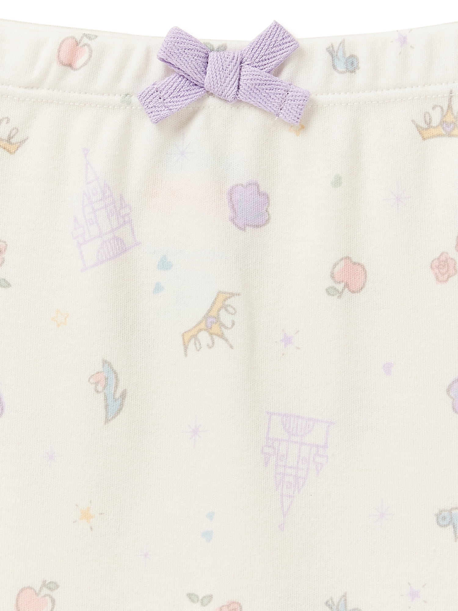 Disney Baby Wishes + Dreams Baby Girl Princess Bodysuits and Pants Outfit Set, 9-Piece, Newborn-12 Months