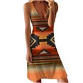 thumbnail image 1 of Moda Casual Vestido con cuello en V Sin mangas Mujer Vestido hasta la rodilla Mini vestidos Pompotops  ghjkhdj9584, 1 of 1