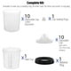 thumbnail image 4 of 23pcs Kit De Copa De Mezcla De Pulsador De Pintura Desechable ABS Resultados Profesionales Rápidos Para Proyectos De Pintura Automotriz Y Profesional Para Todo Tipo De, 4 of 7