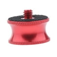 thumbnail image 4 of Adaptador convertidor de tornillo macho de 1/4" a hembra de 3/8" para trípode, monópode y trípode QR rojo, 4 of 7