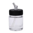 thumbnail image 2 of Set 10PCS Airbrush Glass Bottles Air Brush Bottle Jars With 30 Angle Adapter Lid Assembly Using On Airbrushes, 2 of 6