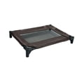 thumbnail image 2 of Cama elevada para perros con patas antideslizantes y transpirable para gatos y mascotas pequeñas y medianas. Marrón oscuro, 2 of 9