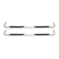 Westin 23-3020 E-Series 3" Round Nerf Step Bars - Polished Stainless Steel